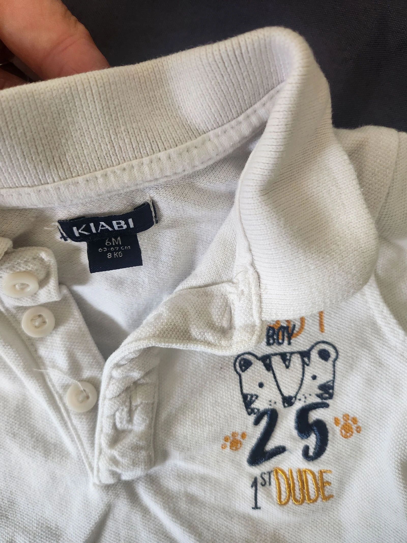 Baby polo "1st Dude" - Stijl voor het lopen! 🦊 – photo 4